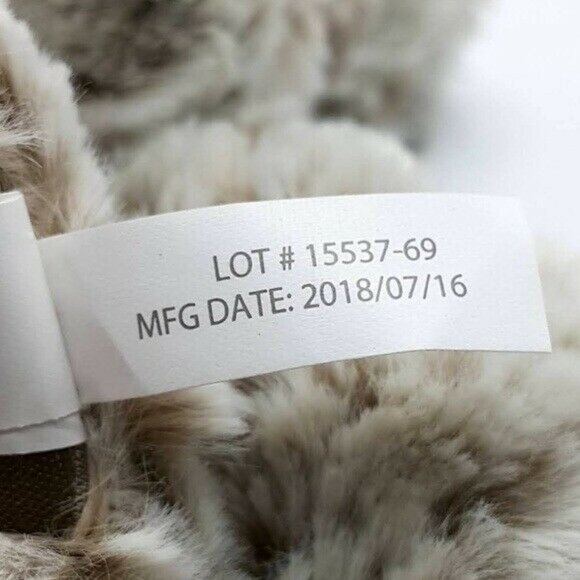 Demdaco Giving Bear Plush Brown White 9" Always in my Heart Mottled Frosted - Picture 11 of 12